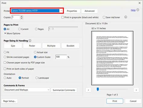 Print PDFs in Acrobat Reader .